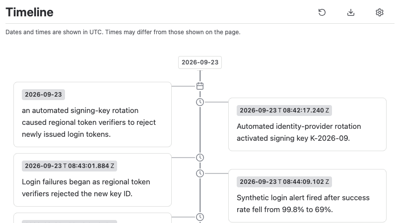 Timeline for Confluence screenshot 2