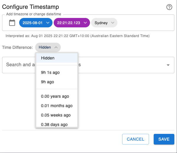 Timestamp screenshot 6
