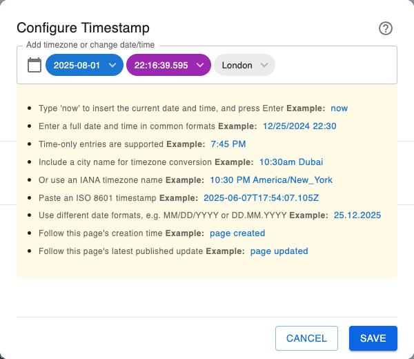 Timestamp for Confluence screenshot 7