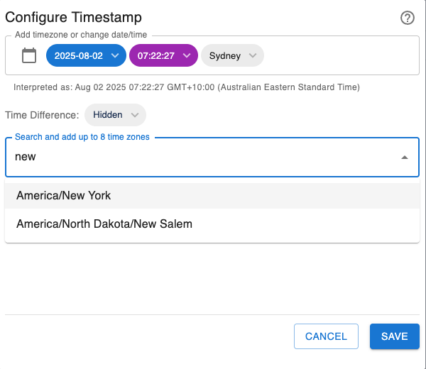 Timestamp screenshot 9